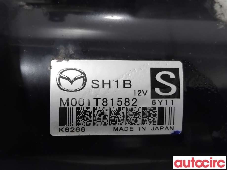 Starter diesel til Mazda 6 2015-2018 (Type III, Fase 2)  (MAZDA|SH1B-18-400|M001T81582|SH1B)