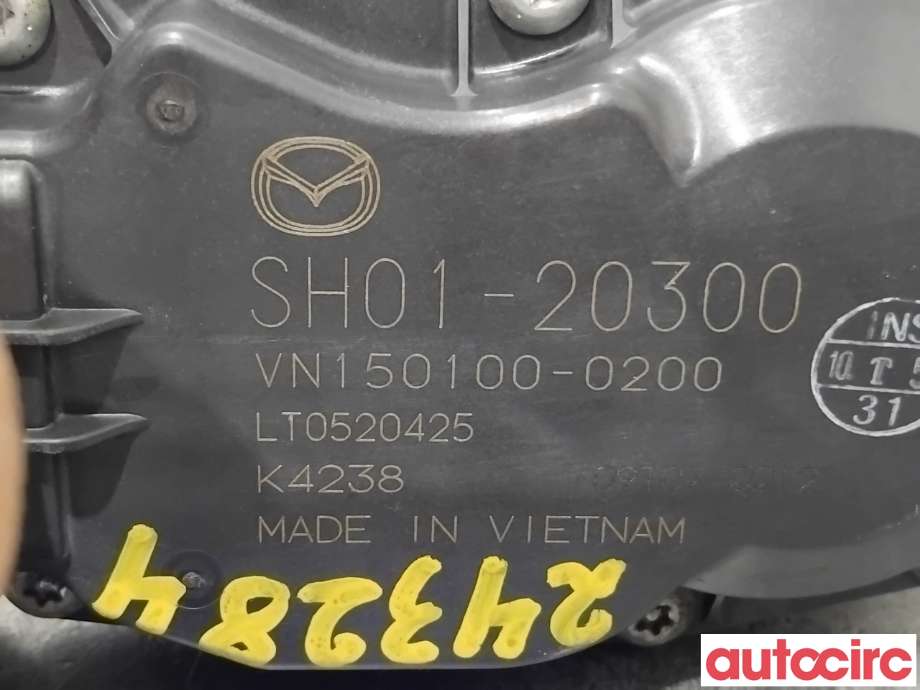EGR-ventil til Mazda 6 2015-2018 (Type III, Fase 2) (MAZDA|SH01-20-300A|VN150100-0200|SH01-20300)