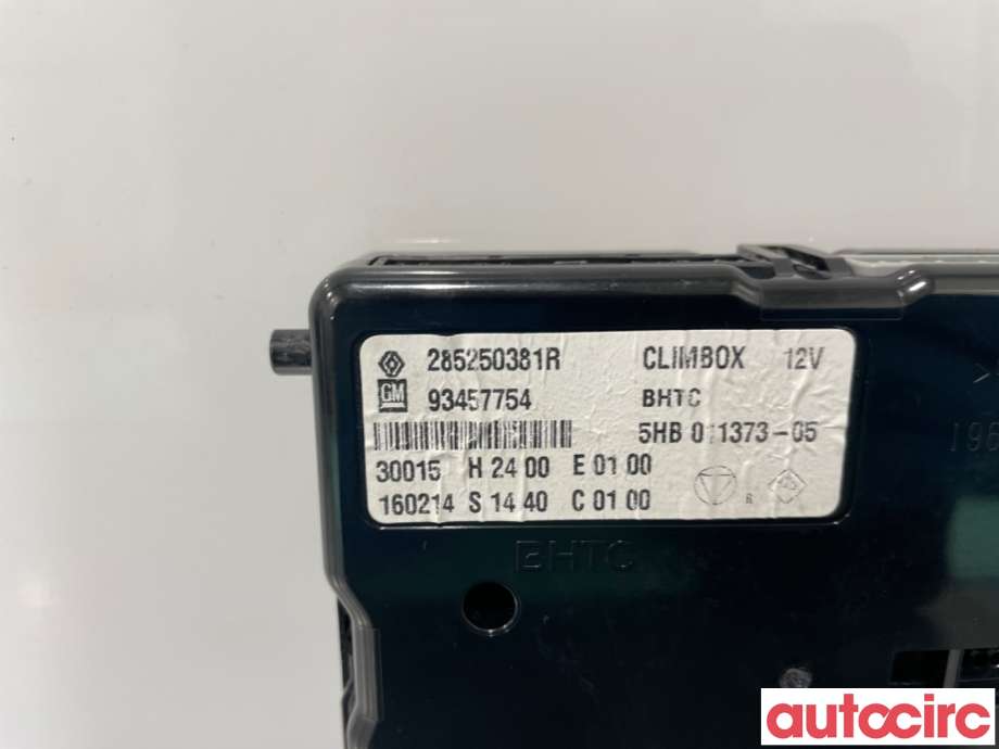 Styreenhet klima/aircondition til Opel Vivaro B 2014-2019  (OPEL|93459145|93457754|285250381R)