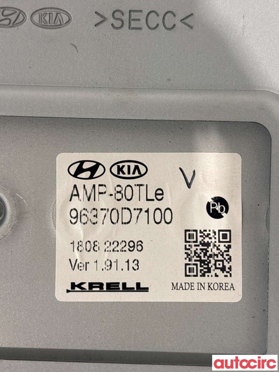 Bilstereo forsterker til Hyundai Tucson 2015-2020  (HYUNDAI|96370D7100|)