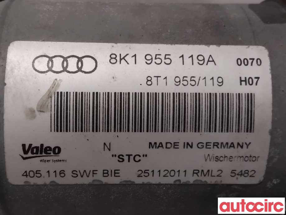 Viskermotor frontrute til Audi A4 2007-2014 (Type IV) (B8) (B8) (AUDI|8K1955023C|405116|8K1955023E)