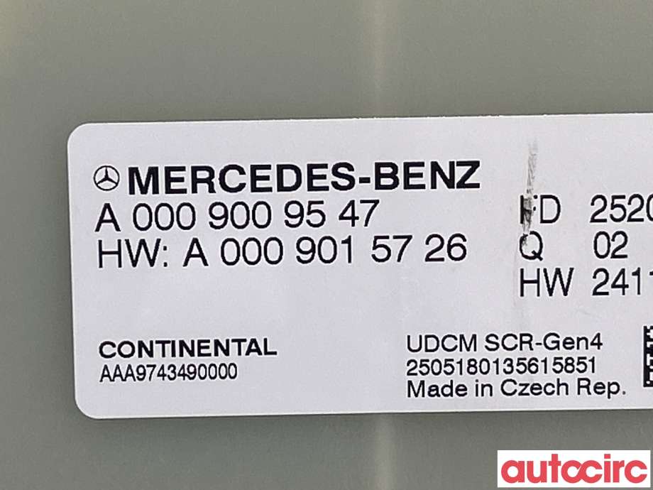 Styreenhet diverse til Mercedes Vito/Viano 2010-2014 (Fase 2) (W639) (W639) (MERCEDES|A0009009547|)