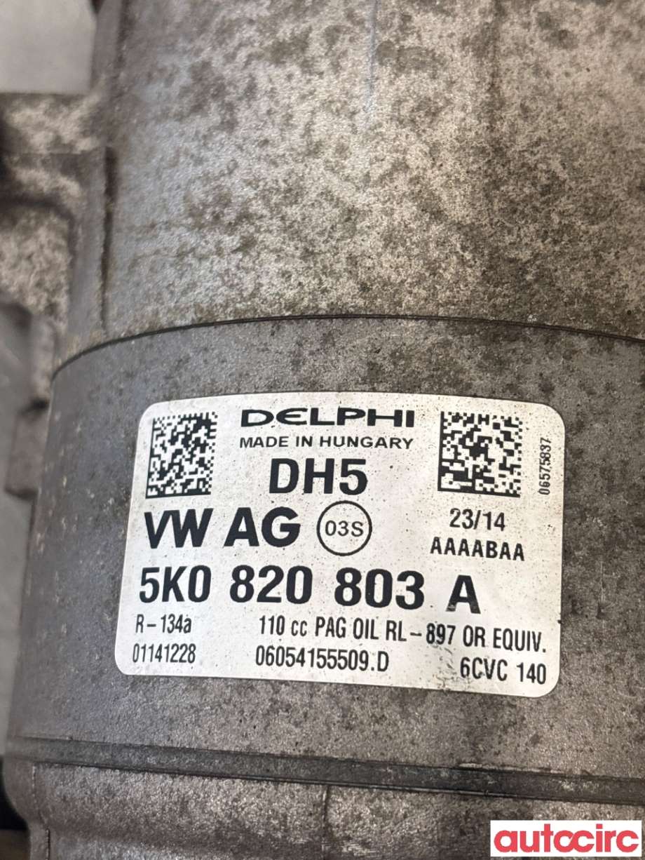 Aircondition kompressor til Škoda Superb 2008-2015 (Type II)  (SKODA|1K0820808F|6CVC140|5K0820803A)