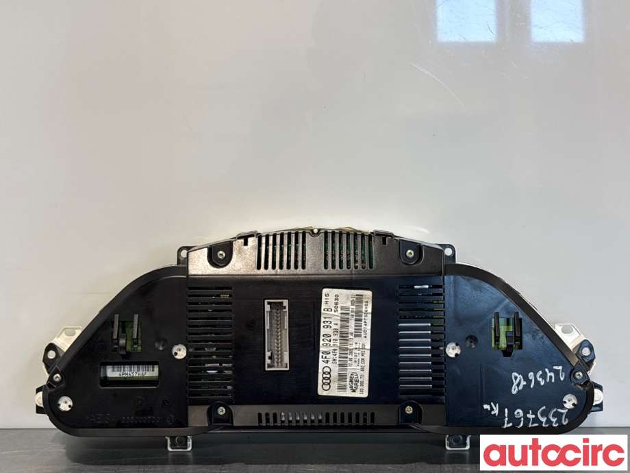Instrumentpanel til Audi A6 2005-2008 (Type III, Fase 1) (C6) (C6) (AUDI|4F0920934GX|503000731602|4F0920934G)