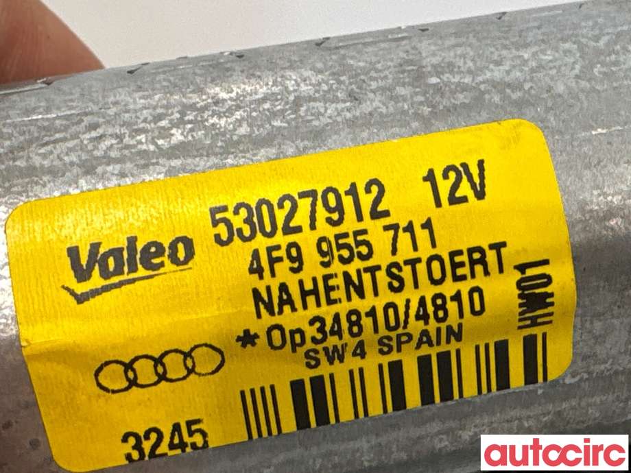 Viskermotor bakrute til Audi A6 2005-2008 (Type III, Fase 1) (C6) (C6) (AUDI|4F9955711B|53027912|4F9955711)