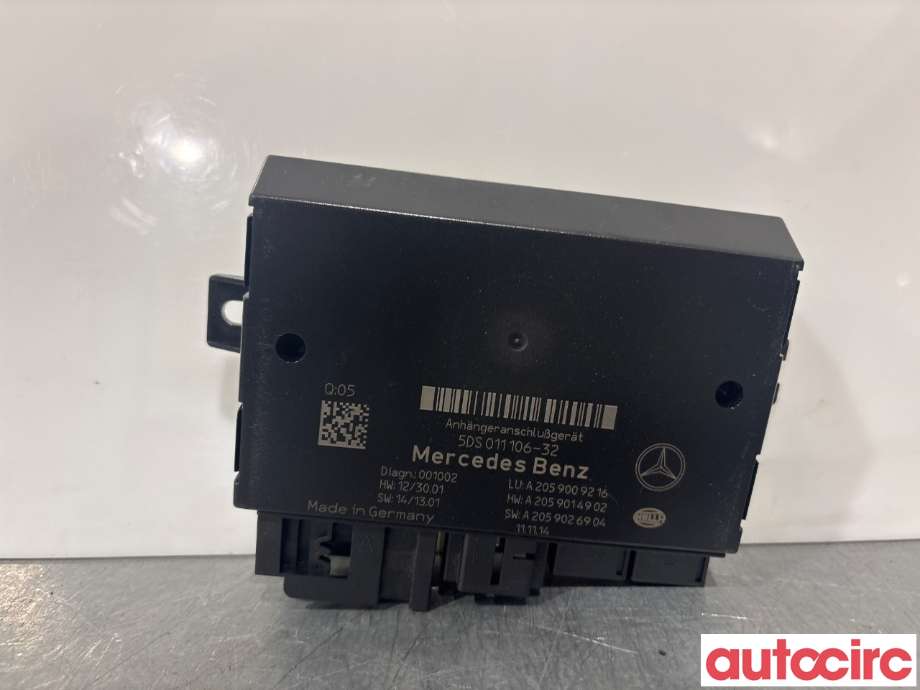 Styreenhet hengerfeste til Mercedes C-Klasse 2014-2018 (Fase 1) (W205) (W205) (MERCEDES|A2059006828||A2059009216)