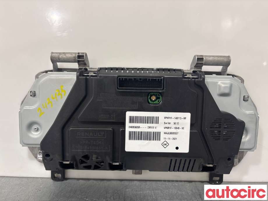 Instrumentpanel til Renault Zoe 2013-2019 (Fase 1) (RENAULT|248093695R|)