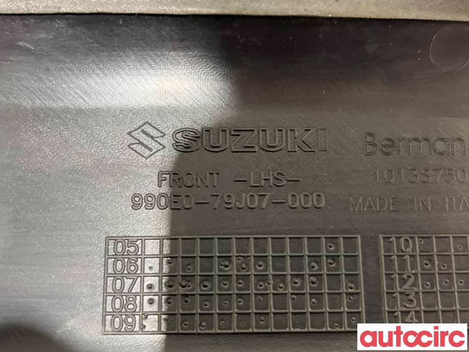 Lister til Suzuki SX4 2009-2013 (Type I, Fase 2)  (SUZUKI|NO NR||990E0-79J07-000)
