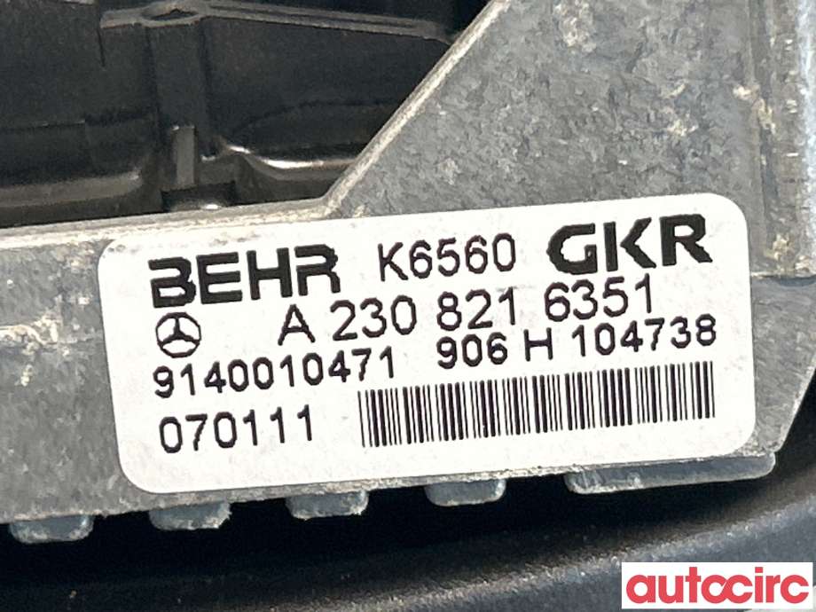 Varmeapparat motor til Mercedes E-Klasse 2006-2009 (Fase 2) (W211) (W211) (MERCEDES|A2118300908||A2308216351)