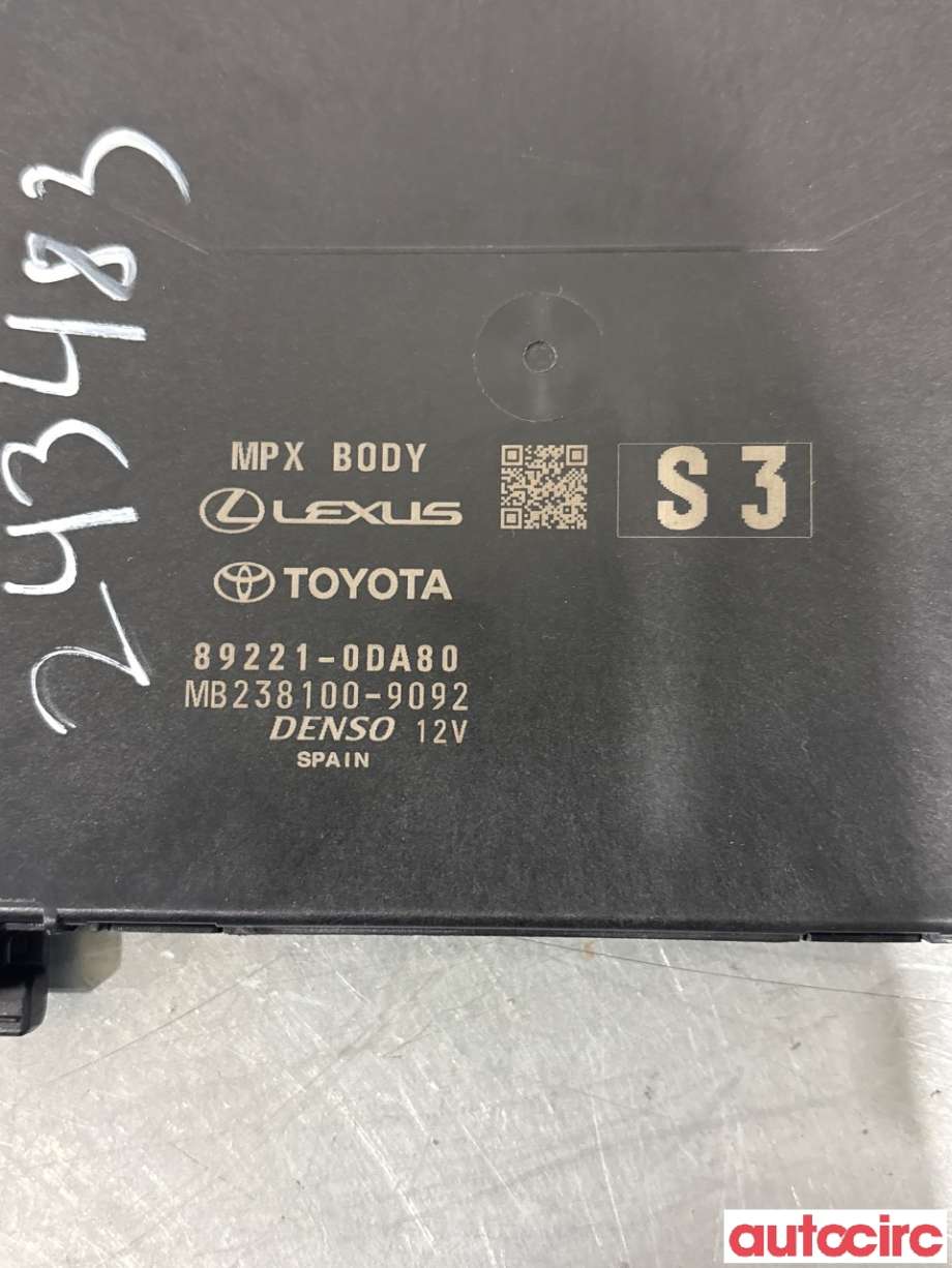Styreenhet diverse til Toyota Yaris 2020-->> (Type IV) (TOYOTA|8922052W20|MB238100-9030|89221-0DA70)