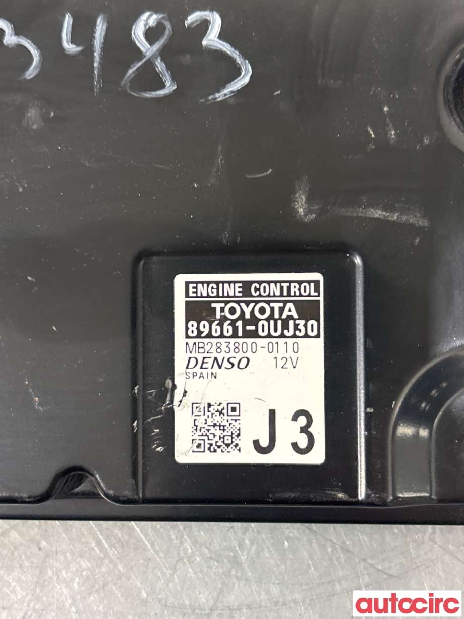 Styreenhet motor til Toyota Yaris 2020-->> (Type IV) (TOYOTA|896610UJ30||89661-0UJ30)