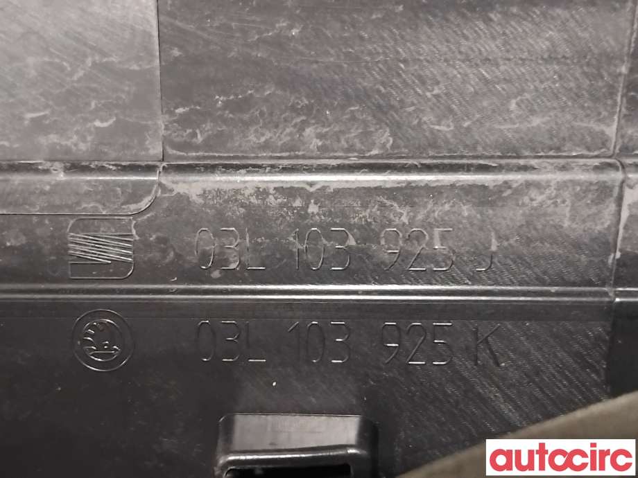 Motordeksel over motor til Škoda Octavia 2009-2013 (Type II, Fase 2)  (SKODA|03L103925BA||03L103925K)