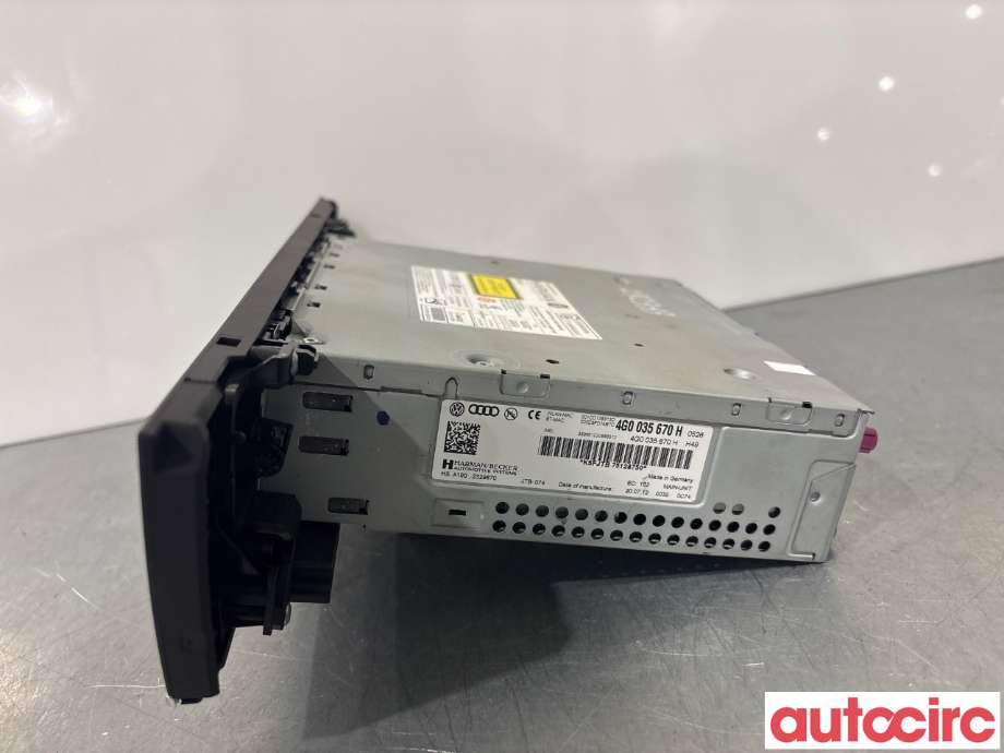 Bilstereo navigasjon til Audi A6, Allroad 2012-2014 (Type III, Fase 1) (C7) (C7) (4G0035670H|HSA1902329670|)