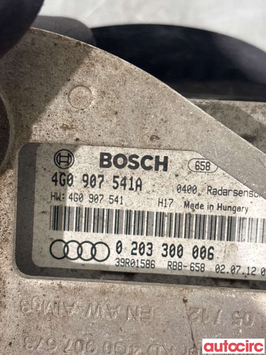 Sensor radar til Audi A6, Allroad 2012-2014 (Type III, Fase 1) (C7) (C7) (AUDI|4G0907541A|0203300006)