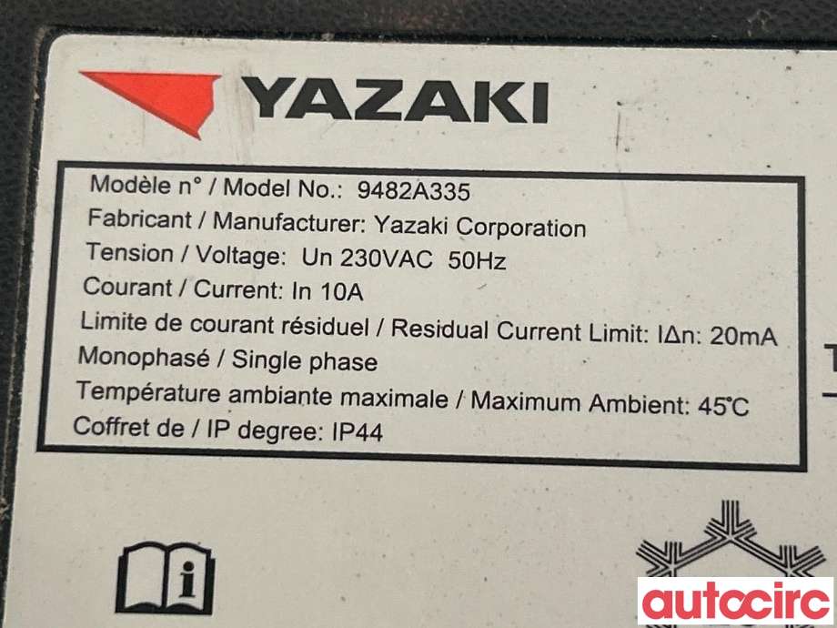 Batterilader kabel til Mitsubishi Outlander 2015-->> (Type III, Fase 2)  (MITSUBISHI|9482A335|)