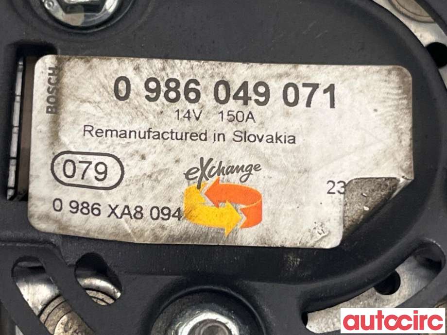 Dynamo til Ford Kuga 2008-2012 (Type I)  (FORD|1748630|0986049071|)