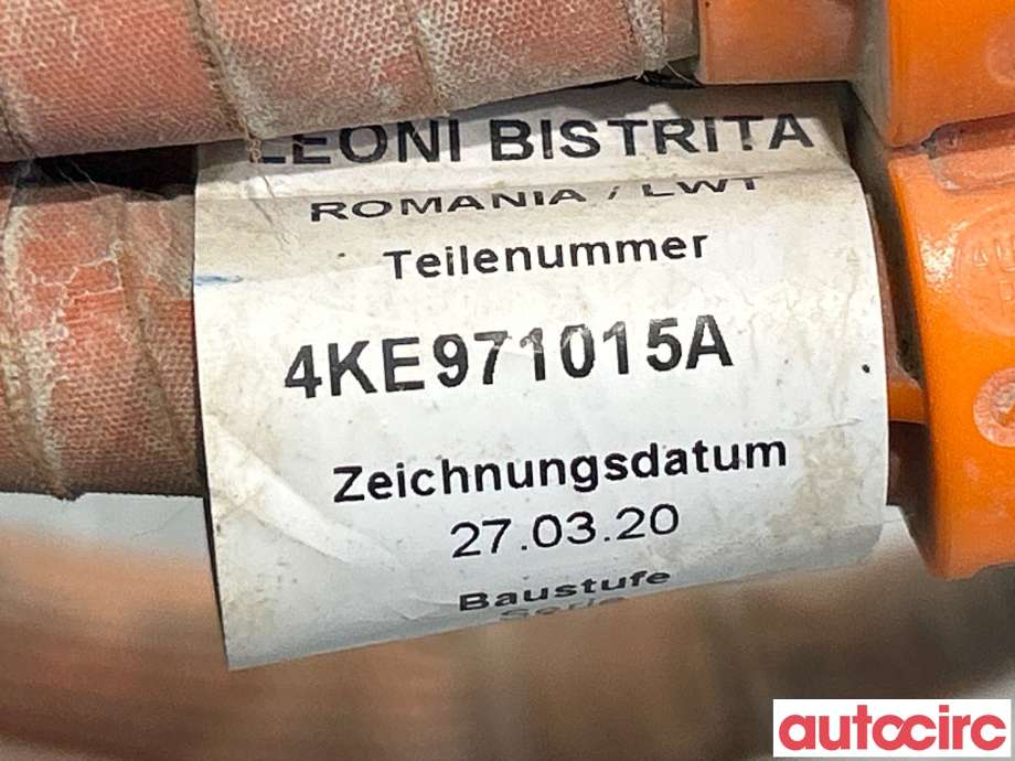 Kabel høy volt (HV) hybrid til Audi e-tron 2018-->> (AUDI|4KE971015D||4KE971015A)