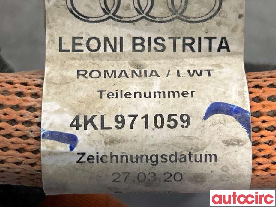Kabel høy volt (HV) hybrid til Audi e-tron 2018-->>  (AUDI|4KL971059A||4KL971059)