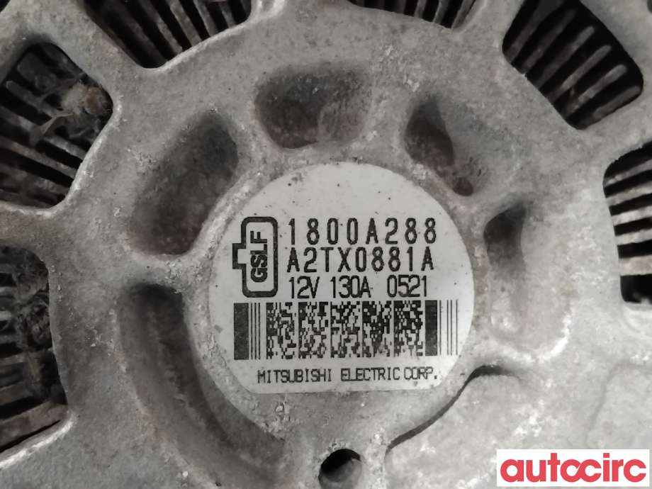 Dynamo til Mitsubishi Outlander 2010-2012 (Type II, Fase 2) (MITSUBISHI|1800A288|A2TX0881A)