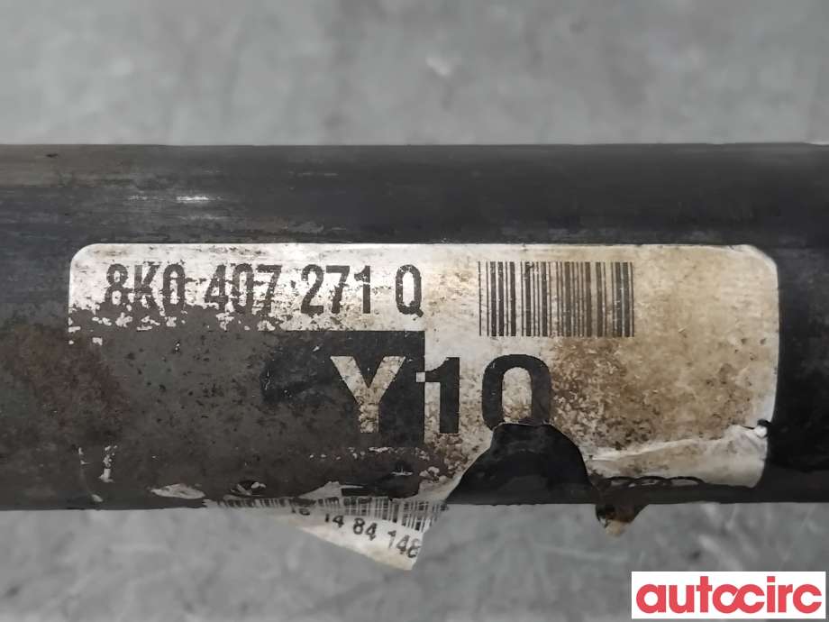Drivaksel høyre foran til Audi A4 2007-2014 (Type IV) (B8) (B8) (AUDI|8K0407451DX|8K0407271Q|8K0407271AJ)