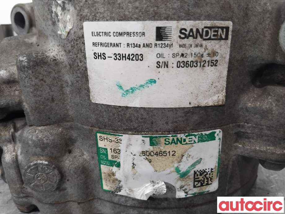 Aircondition kompressor til MG MG5 2022-->> (MG|24111499|SHS-33H4203|)