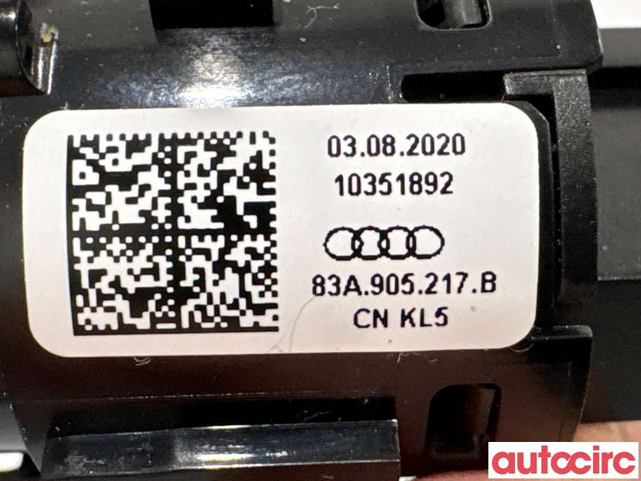 Bryter start/stopp til Audi e-tron 2018-->>  (AUDI|83A905217B|)