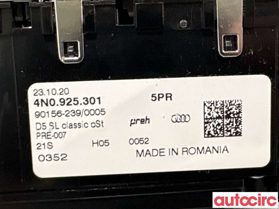 Bryter nødblink til Audi e-tron 2018-->> (AUDI|4N0925301|90156-239)