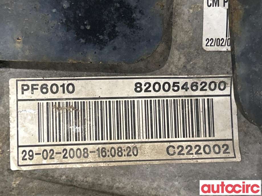 Girkasse manuell 6-trinn til Opel Vivaro A 2006-2014  (OPEL|93161928|M73|PF6010)