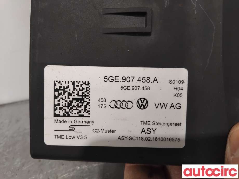Styreenhet diverse til VW e-Golf 2014-2017 (Fase 1)  (5GE907458C|)