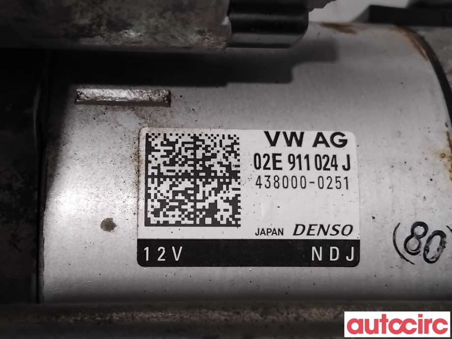 Starter diesel til VW Tiguan 2016-2020 (Type II, Fase 1)  (02E911024JX|438000-0251|)