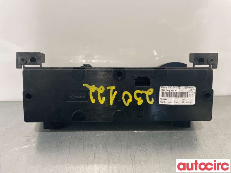Varmeapparat betjening til Opel Vivaro B 2014-2019  (OPEL|93459407||275105737R)