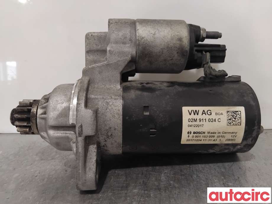 Starter diesel til VW Caddy 2015-2020 (Type III, Fase 3) (VOLKSWAGEN|02M911024CX|0001153009|02M911024C)