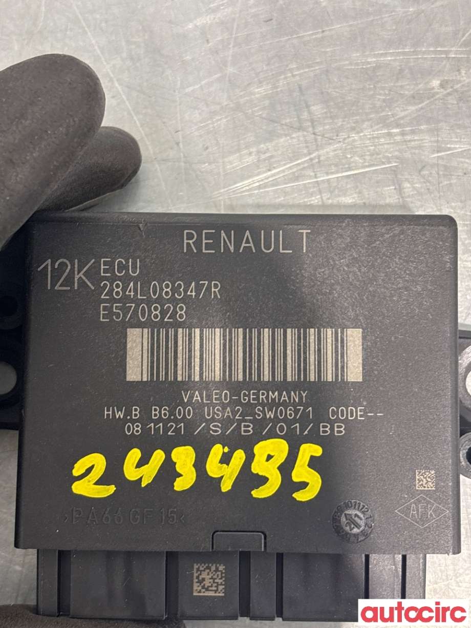 Styreenhet parkering til Renault Zoe 2013-2019 (Fase 1)  (284L08347R|E570828|)