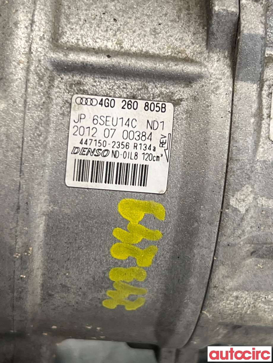Aircondition kompressor til Audi A6, Allroad 2012-2014 (Type III, Fase 1) (C7) (C7) (AUDI|4G0260805B|447150-2356)