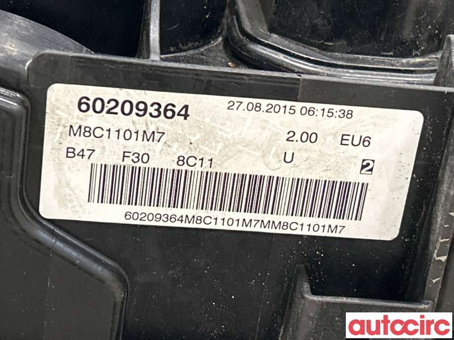 Motor diesel til BMW 3-Serie 2012-2018 (F30/F31/F34) (F30/F31/F34) (11002455628|B47D20A|)