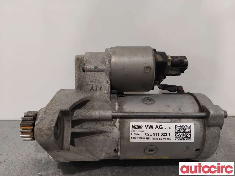 Starter diesel til Škoda Octavia, 2013-2016 (Type III, Fase 1) (SKODA|02E911023TX)