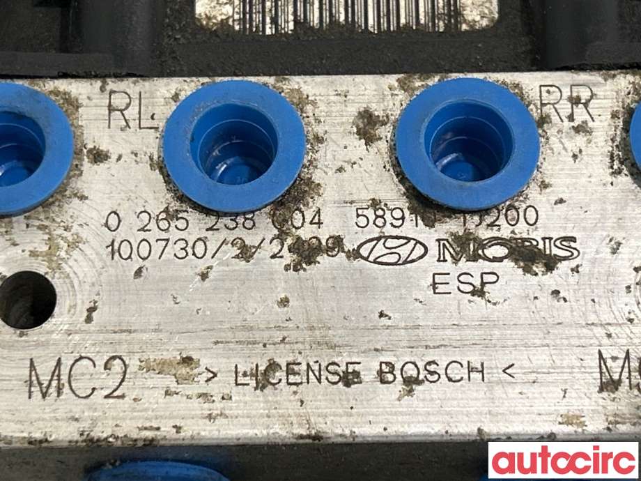 ABS sentral til Hyundai i20 2009-2014 (Type I) (589101J220|0265238004|)