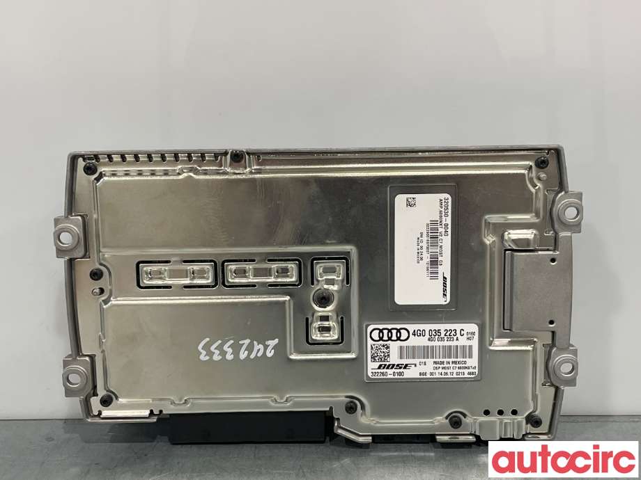 Bilstereo forsterker til Audi A6, Allroad 2012-2014 (Type III, Fase 1) (C7) (C7) (4G0035223C|322260-0110|)