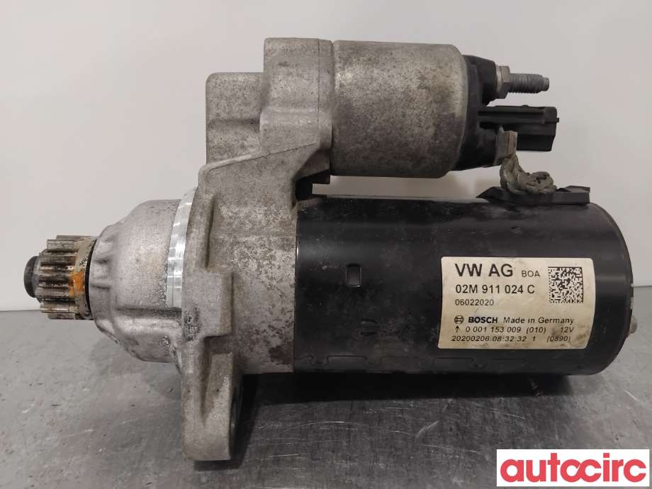Starter diesel til VW Caddy 2015-2020 (Type III, Fase 3) (VOLKSWAGEN|02M911024CX|0001153009|02M911024C)