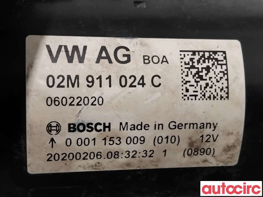 Starter diesel til VW Caddy 2015-2020 (Type III, Fase 3) (VOLKSWAGEN|02M911024CX|0001153009|02M911024C)