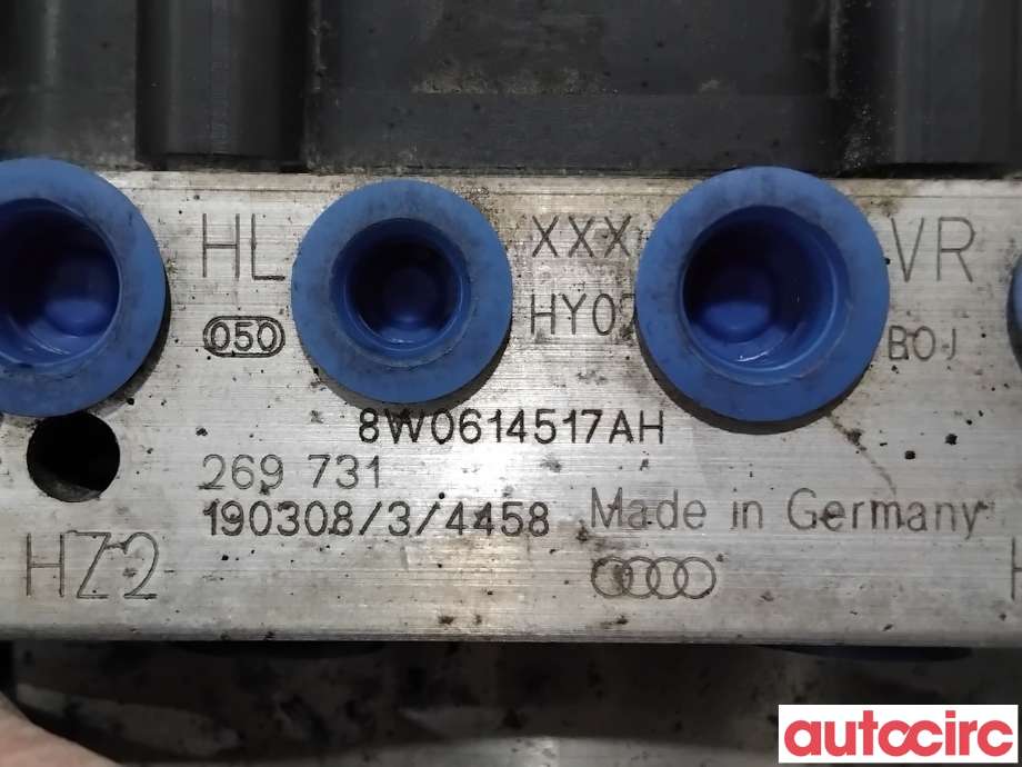 ABS sentral til Audi A4 2015-2019 (Type V, Fase 1) (B9) (B9) (AUDI|8W0614517AH|0265291579)