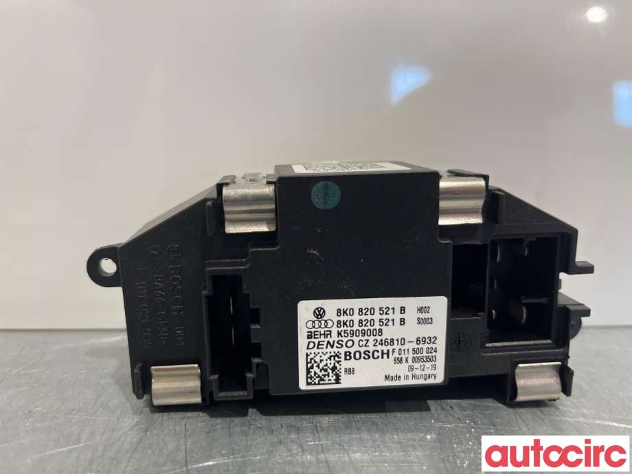 Varmeapparat motstand til Audi A4 2007-2014 (Type IV) (B8) (B8) (AUDI|8K0820521B|F011500024)
