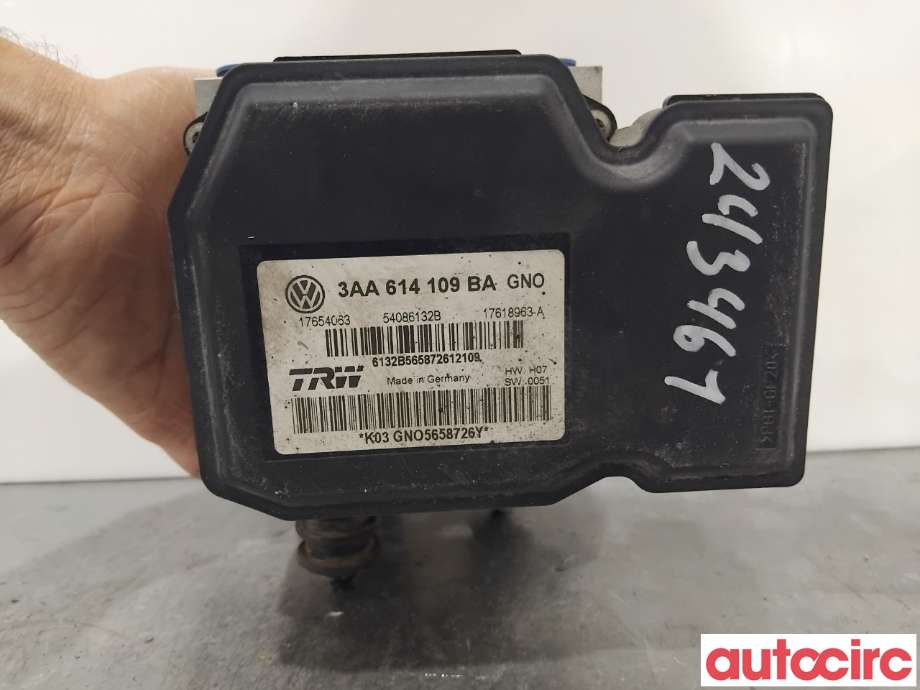 ABS sentral til VW Passat 2011-2015 (B7) (B7) (3AA614109BA|54086132B|)