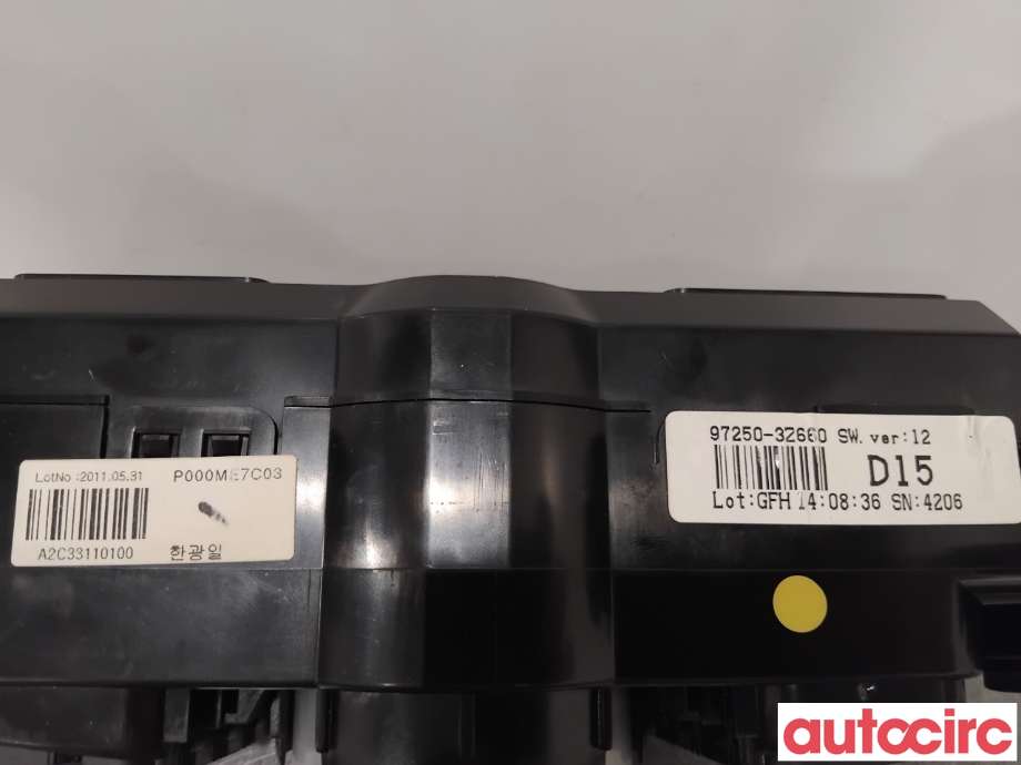 Varmeapparat betjening til Hyundai i40 2012-2017 (972503Z660PD5|A2C33110100|)