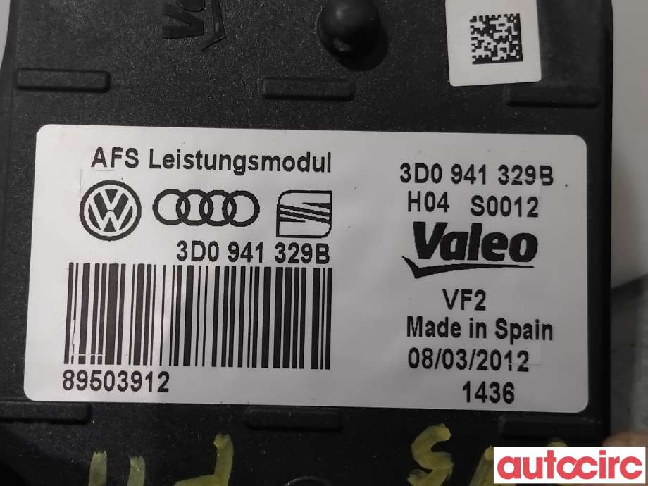 Styreenhet xenon/ballast til VW Passat 2011-2015 (B7) (B7) (3D0941329A|89503912|)