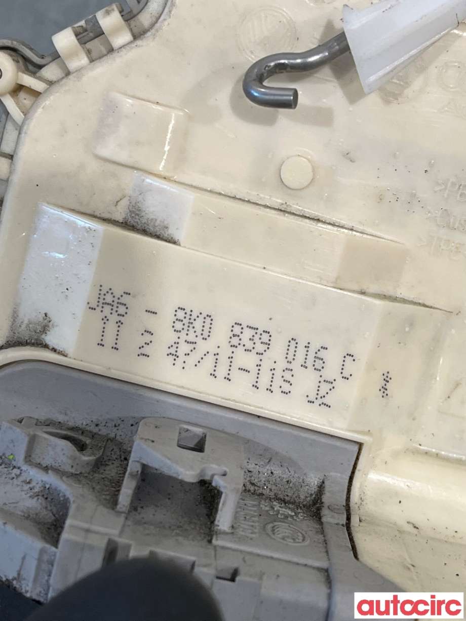 Låsekasse høyre bak til Audi A4 2007-2014 (Type IV) (B8) (B8) (8K0839016F|)