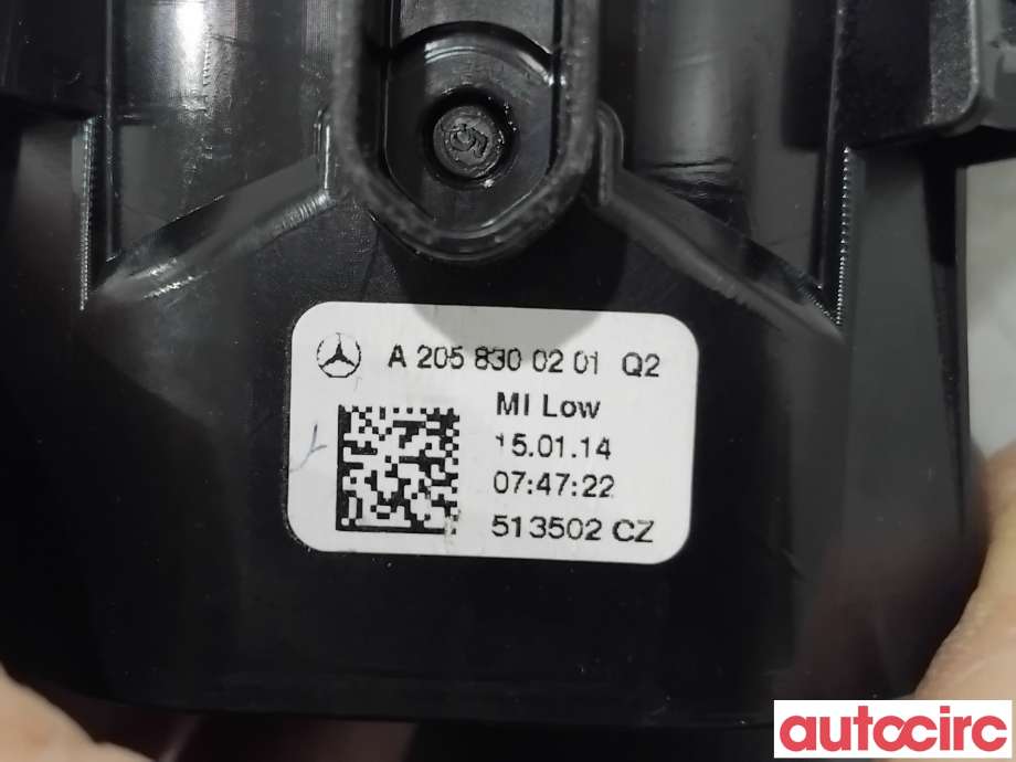 Dashbord friskluftdyse til Mercedes C-Klasse 2014-2018 (Fase 1) (W205) (W205) (MERCEDES|A2058300201|)