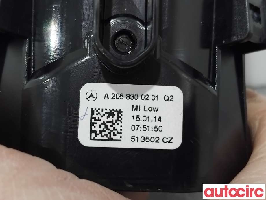 Dashbord friskluftdyse til Mercedes C-Klasse 2014-2018 (Fase 1) (W205) (W205) (MERCEDES|A2058300201|)
