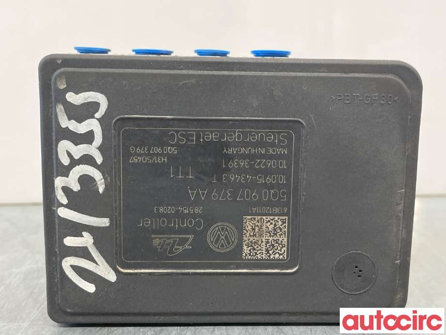 ABS sentral til VW Golf VII 2012-2017 (Fase 1)  (VOLKSWAGEN|5Q0614517T|100220-03734|5Q0907379AA)