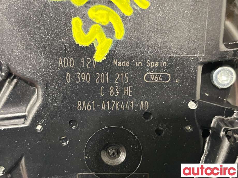 Viskermotor bakrute til Ford Fiesta 2008-2012 (Type VI, Fase 1)  (FORD|1774291|0390201215|8A61-A17K441-AD)